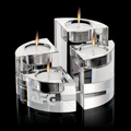 Saks Crystal Candle Holder Set of 4